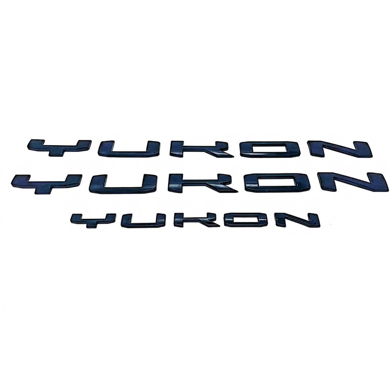 Door Rear Letter Emblem Badge Nameplate Replacement for 2021-2025 Yukon