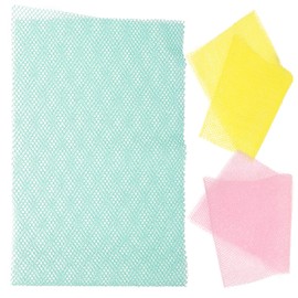 VICASKY 3Pcs African Exfoliating Bath Net Back Scrubber Sponge for Deep Cleansing and Skin Care Lightweight and Shower Washcloth for Home and Travel Use