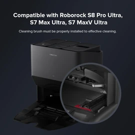 roborock - Cepillo para Polvo de Limpieza de Alta Velocidad para S8 Pro Ultra/S7 MAX Ultra/S7 MaxV Ultra, Desmontable, Lavable, para Lavado de fregona y autolimpieza de Muelle (2 Piezas)