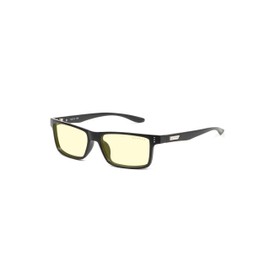 Gunnar Vertex Gaming and Computer Glasses +1.5 Strength - 65% Blue Light Filter, 100% UV Protection - Eye-Friendly Blue Light Glasses - Premium - Reduces Eye Strain, Onyx lens: amber (65% blue light