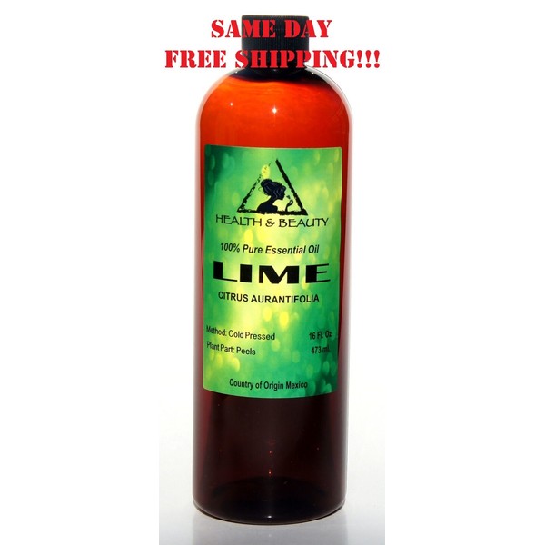 LIME ESSENTIAL OIL AROMATHERAPY 100% PURE NATURAL 32 OZ