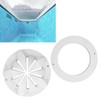 Swimming Pool Main Drain PVC White Round Hot Spring Pool