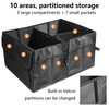 58L Car Trunk Organizer, Foldable SUV Organizer, Car Trunk Storage