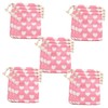 FOMIYES Wash Bag Cotton Drawstring 15pcs Set Multisize Ideal for