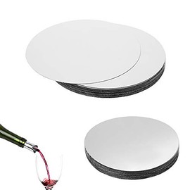 100pcs Silver Wine Pourer Drop Stopping Pour Disk