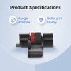 myCartridge Replacment for IR40T IR-40T Ink Ribbons,Black and Red,5 Pack