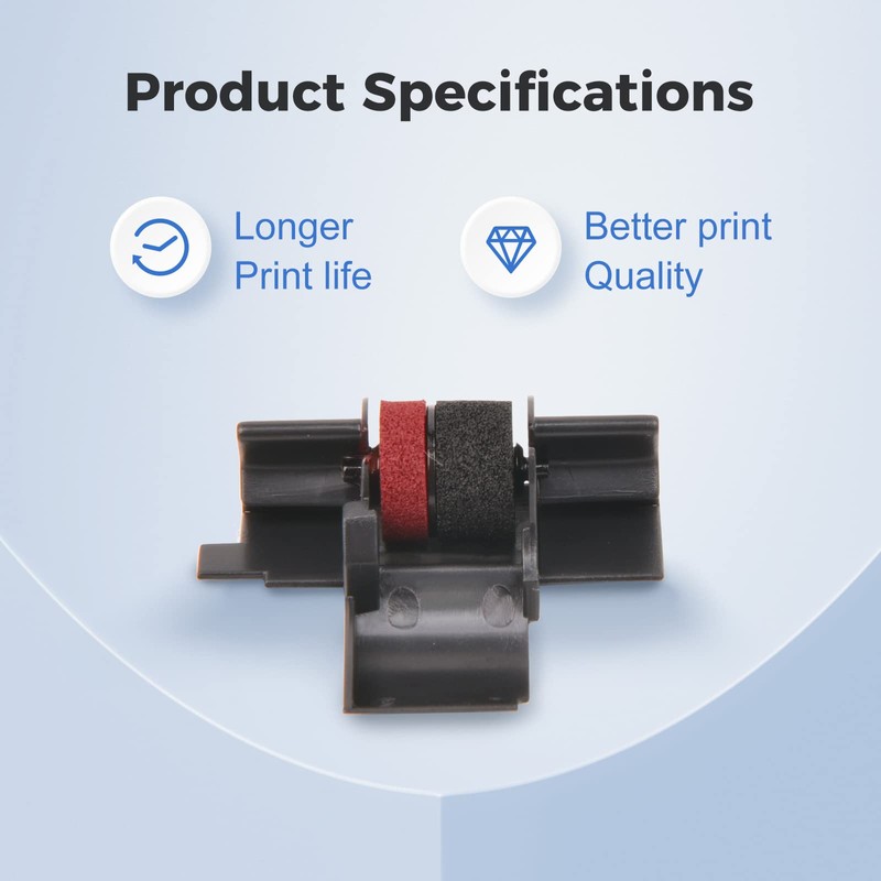 myCartridge Replacment for IR40T IR-40T Ink Ribbons,Black and Red,5 Pack