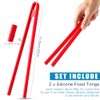 Patelai 11.8-Inch Silicone Cooking Tongs - Set of 2