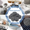 Roshtia Stainless Steel Scrubber Bulk Large Steel Wool Scrubber 50