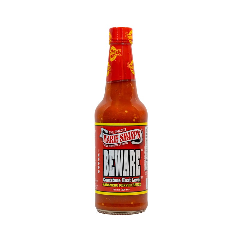 Marie Sharp’s BEWARE Comatose Heat Level Habanero Pepper Sauce, 10