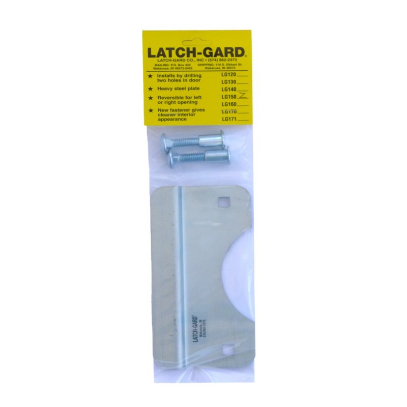 Latch Guard LG150Z Door Latch Protection Plate 2-5/8" x 6"