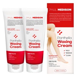 Paul Madison Panthella waxing cream for limbs, 160ml, 2 pcs / 폴메디슨 판텔라 왁싱크림 팔다리용, 160ml, 2개