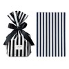 We Moment Black Stripe Clear Cello Bags Candy plastic favor