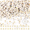JOISHOP 1000Pcs Gold Acrylic Letter Beads for Bracelet Making, 7mm
