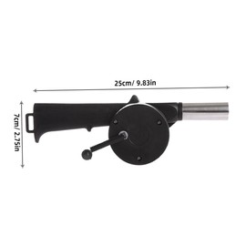 Mipcase 4PCS Hand Cranked BBQ Blower Portable Outdoor Air Fire Blower for Camping and Grilling Ergonomic Handle for Barbecue and Fire Starting