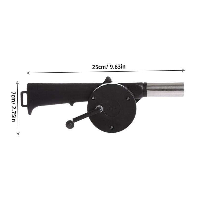 Mipcase 4PCS Hand Cranked BBQ Blower Portable Outdoor Air Fire