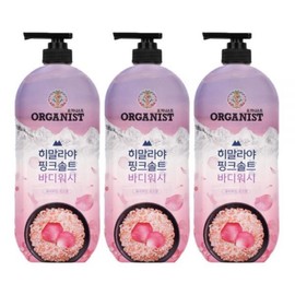Organist Himalayan Pink Salt Body Wash Rose Scent 900ml 3-pack / 오가니스트 히말라야 핑크솔트 바디워시 로즈향 900ml 3개