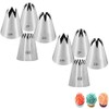 Armastuse 8 Pieces Large Icing Piping Tips,1m 2D 2f 6b