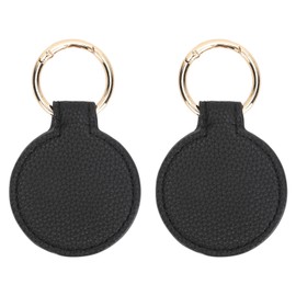 2Pcs Handbag Hat Clip Round Portable Stable Versatile Reliable Stylish Magnetic Hat Holder for Hiking Traveling Black