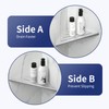 8'' Corner Shower Shelf 2PCS, 304 Stainless Steel Recessed Bathroom