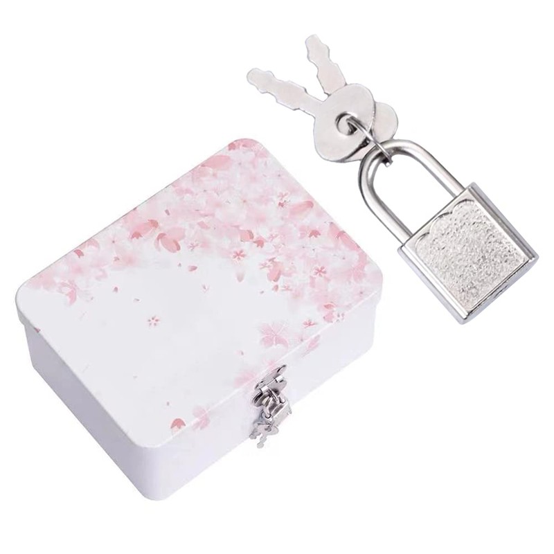 10 Pcs Vintage Style Cute Square Padlocks Antique Style Luggage