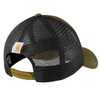 Carhartt Men's Canvas Mesh Back Logo Graphic Cap, Dark Bronze