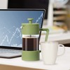Oggi French Press Coffee Maker (12oz)- Borosilicate Glass, Coffee Press,