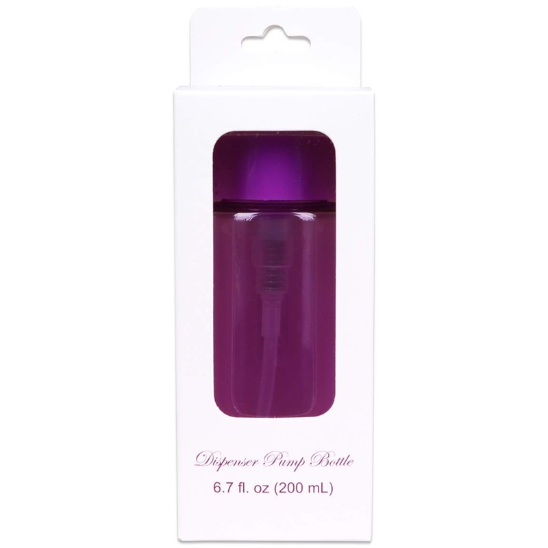 PANA 7 Oz Professional Alcohol-Labeled Push Down Liquid Pumping Empty