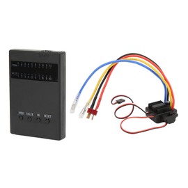 80A Brushed ESC with Program Card Waterproof Multiple Protection 5.8V/3A RC 80A Brushed ESC for 1/8 1/10 RC Car