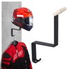 Motorcycle Helmet Rack Wall Mount, Motorbike Heavy Duty Helmet Holder,