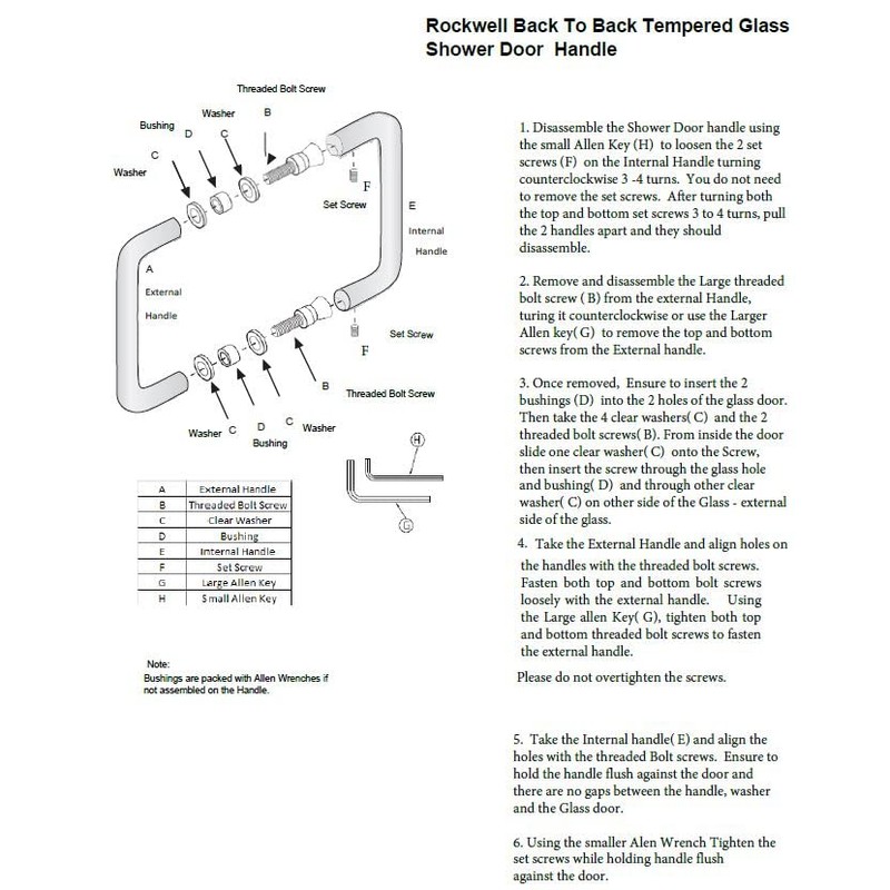 Rockwell Security 8 Inch Back to Back Ladder Pull in