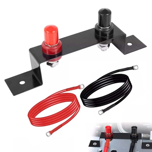 Unbranded Battery Jump Post Waterproof Copper Battery Jumper Relocation Kit