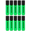Hainenko Value Flat Barrel Chisel Tip Highlighter - Green