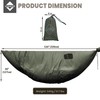 Onewind Premium Hammock Wind Sock, Hammock end Wind Block, Lightweight