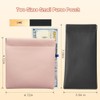 Pequeña bolsa de maquillaje para bolso, negro+blanco+rosa+púrpura+caqui+verde