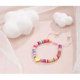 Nebubag Happy Birthday Bracelets Gifts for 10 Year Old Girls,Heart Charm Bracelets Gifts for Teen Girls Unique Birthday Gifts for Daughter Granddaughter Niece Sister Friends (10th Birthday)