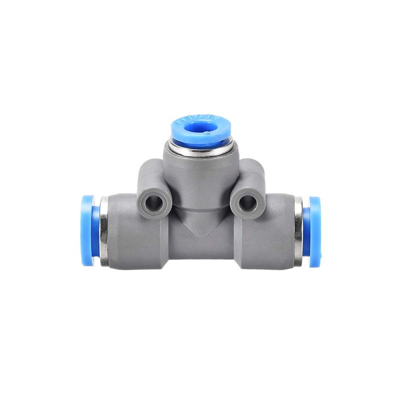 sourcing map Push to Connect Fittings T Type Tee Tube
