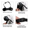 JOYPAWS Grey Dog Muzzle, Air Mesh Breathable Muzzle Wavy Stripe
