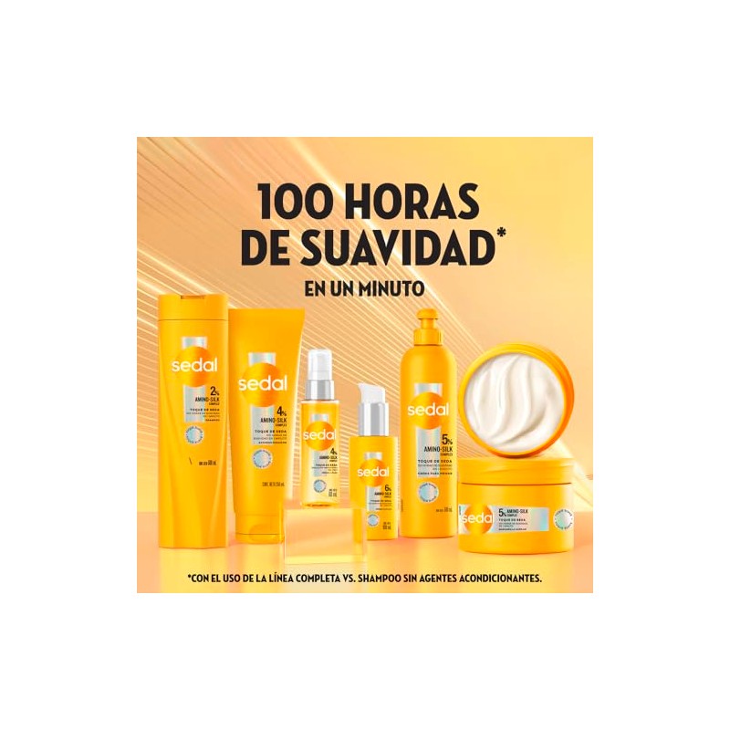 Sedal Crema para Peinar Toque de Seda, 300 mL