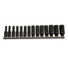 Laser 5962 Deep Impact Socket Set 1/4"D 14pc