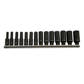 Laser 5962 Deep Impact Socket Set 1/4"D 14pc