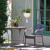 Natural Hanging Seagrass Plant Baskets Dural Layer Flower Planting Basket