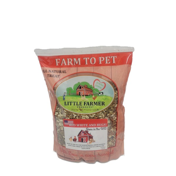 LITTLE FARMER PRODUCTS Red White and BUGS! Premium Non-GMO Black