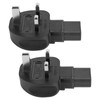 2Pcs to IEC320 C13 Power Adapter Power Cord Adapter Connector