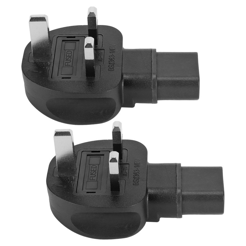 2Pcs to IEC320 C13 Power Adapter Power Cord Adapter Connector