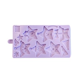 Christmas Stars Cookie Mold by Karen Davies