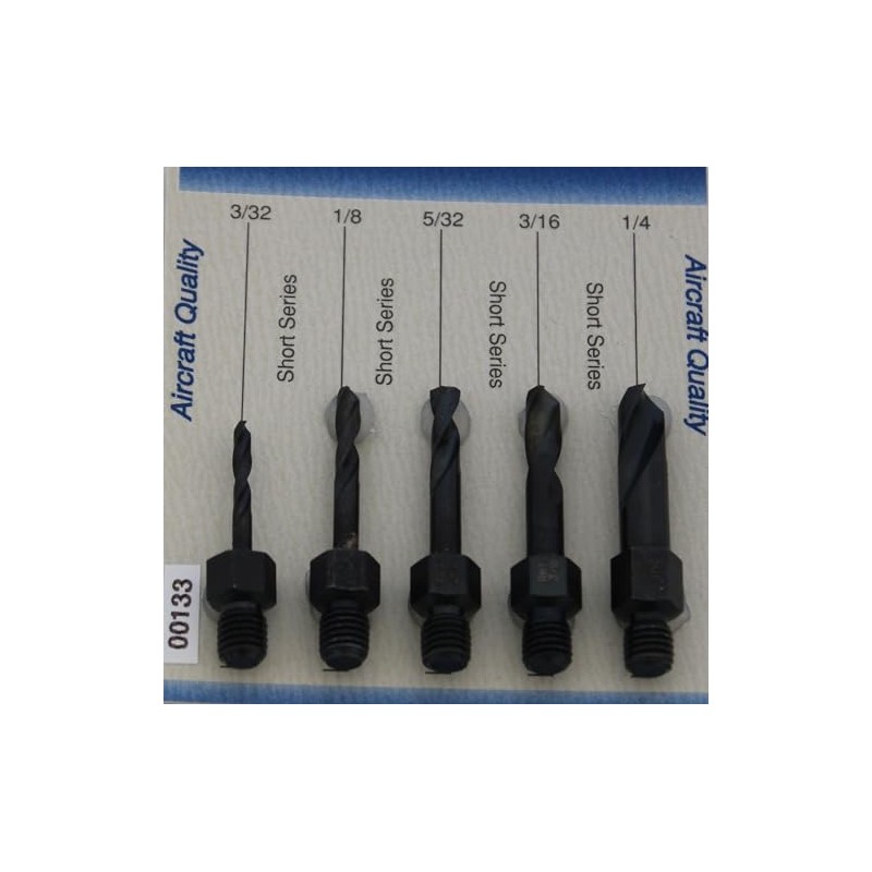 Drill Bits Short Length Threaded Shank, Short Series Drill Bit