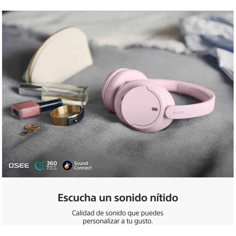 Audífonos Inalámbricos Wh-ch720n Color Rosa