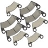 Caltric Front and Rear Brake Pads for Polaris Ranger XP
