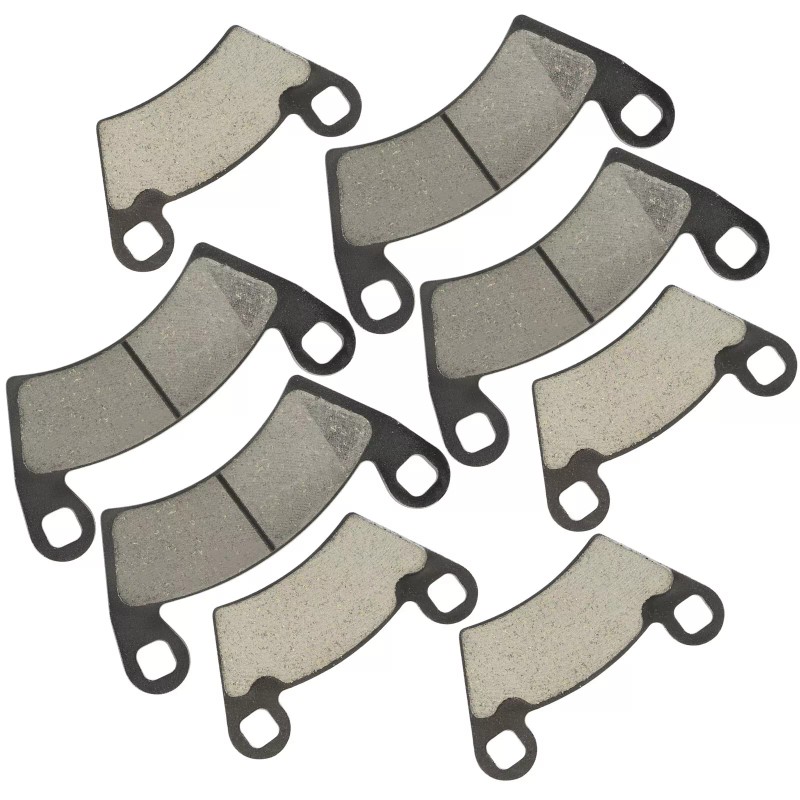 Caltric Front and Rear Brake Pads for Polaris Ranger XP